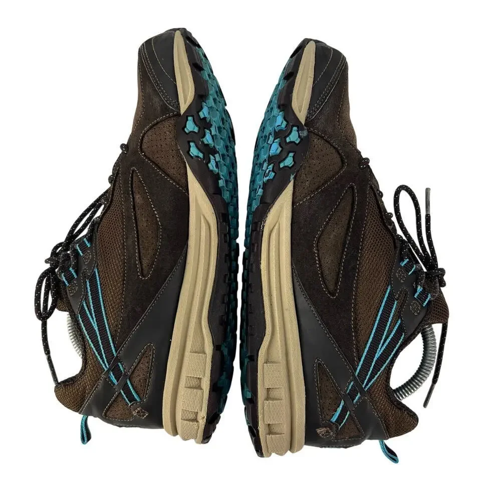 EUC NEW BALANCE 689 Brown Suede Leather Trail Running Hiking Womens Sneakers 9.5 - Picture 5 of 9